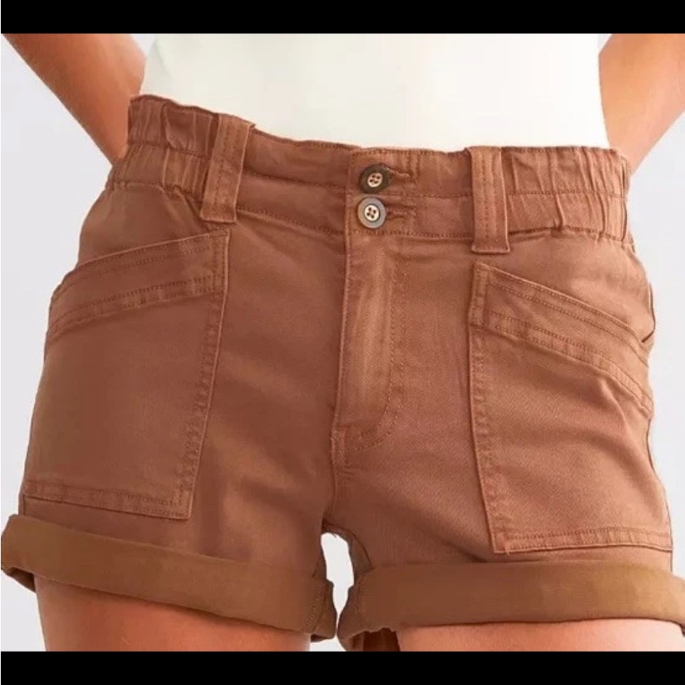BKE Billie paper bag stretch short sz 27 NWT